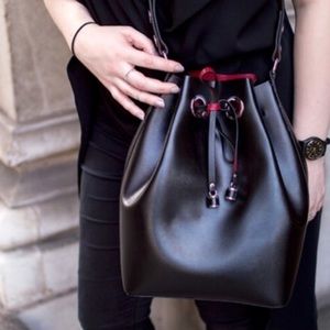 *SOLD* Zara Black Bucket Bag